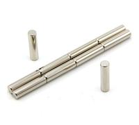 N42 Magnet de Neodimio Para Artes, Manualidades, Fabricación de Modelos, Bricolaje, Pasatiempos, Oficina Y Hogar - 5mm de Diámetro x 20mm de Espesor - 1.1kg - Paquete de 10