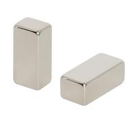 N42 Magnet de Neodimio Para Artes, Manualidades, Fabricación de Modelos, Bricolaje, Pasatiempos, Oficina Y Hogar - 10mm x 8mm x 21mm de Espesor - 4.5kg - Paquete de 2