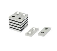 N42 Magnet de Neodimio Para Artes, Manualidades, Fabricación de Modelos, Bricolaje, Pasatiempos, Oficina Y Hogar - 20mm x 10mm x 3mm de Espesor x 3.5mm C/S - 4.2kg Pull - North - Paquete de 10