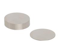 N42 Magnet de Neodimio Para Artes, Manualidades, Fabricación de Modelos, Bricolaje, Pasatiempos, Oficina Y Hogar - 20mm de Diámetro x 0.5mm de Espesor - 0.48kg - Paquete de 10