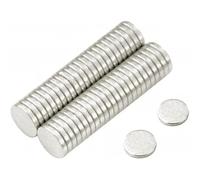 N42 Magnet de Neodimio Para Artes, Manualidades, Fabricación de Modelos, Bricolaje, Pasatiempos, Oficina Y Hogar - 3mm Dia x 0.5mm de Espesor - 0.08kg - Paquete de 50