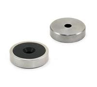 N42 Magnet Recubierto de Acero Inoxidable Y Recubrimiento de Goma N42 Para Artes, Manualidades, Fabricación de Modelos, Bricolaje, Pasatiempos, Oficina Y Hogar - 32mm de Diámetro
