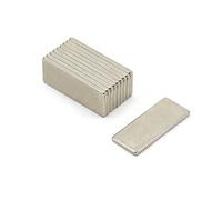 N42 Magnets de Neodimio Para Artes, Manualidades, Fabricación de Modelos, Bricolaje, Pasatiempos, Oficina Y Hogar - 25mm x 10mm x 1.5mm de Espesor - Paquete de 10