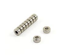 N50 Neodymium Ring Magnet Para Aplicaciones de Ingeniería, Fabricacion Y Tecnología - 8.16mm O.D. x 3.5mm I.D. x 4.3mm de Espesor - 1.2kg - Paquete de 10