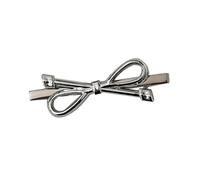 N5z7 N5z7 - Pinza para el pelo con lazo para el pelo estilo ballet, color plateado, accesorios de clip coreano, estilo simple N5z7 para niñas