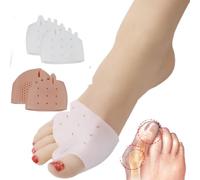 N8 NOHERSUMI R 8 Separadores de Dedos de los Pies Superpuestos, 2 PARES - Enderezador y Separador de Dedos - Separador de Dedos de Pie de Silicona (2 pares), protección para juanetes.