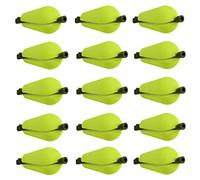 NA 15 Piezas de Espuma lágrima Huelga de Pesca con Mosca Flotador indicador de Huelga de Pesca Bobbers para Pesca con Mosca Accesorios