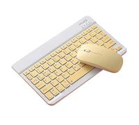 NA 2.4GHz Bluetooth teclado ratón peine conjunto para iPad 10 pulgadas amarillo