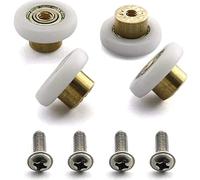 NA 4PCS Reemplazo de rodillos de puerta de ducha/corredores/ruedas 20mm/23mm/25mm/27mm de diámetro