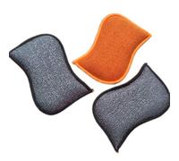 NA Almohadillas de lavado, 3 esponjas de limpieza de estropajos para platos de cocina, sartenes, ollas y utensilios de cocina