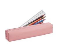 ña caja de lápiz: bolso de bolso de lápiz de lápiz linda, bolsa cosmética con cremallera, organizador de almacenamiento de bolsa de papelería para lápices, marcadores ocupan mucho espacio. Acceda