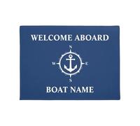 NA Felpudo Entrada casa Alfombrilla de Muelle Personalizada para Barcos a Motor hogar Regalo inauguración casa