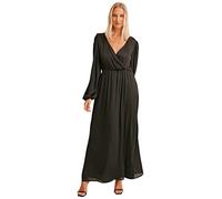 NA-KD Balloon Sleeve Structured Maxi Dress Vestido Casual, Black, EU 36 para Mujer