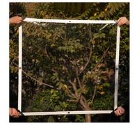 NA LIJINBO Lonas Impermeables Exterior,Lona Impermeable Resistente, TPU, Lona Transparente, Plegable, Balcón, Planta, Toldo, Alta Transparencia, Cubierta para Muebles De Patio, con Cuerda Y Corbata