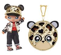 Na! Na! Na! Surprise Glam Serie 2-Gianni Wilde-Muñeco Inspirado en un Leopardo con Pelo Rubio y Monedero con Clip en Forma de Animal-para coleccionar-Edad: 5+ años, Color (MGA Entertainment 579298C3)