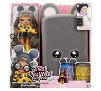 Na Na Na Surprise Mini Backpack Serie 2 - Marisa Mouse - Muñeca de Moda y Mochila de Ratón Gris Peludo - Ideal para Niños Mayores de 4 Años