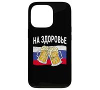 Na Sdorowje Funny Russian Toast Cheers Rusia Carcasa para iPhone 13 Pro