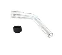 NA Straight Bent Glass Tube Curved Adaptor Mouthpiece Boquilla adaptadora de Silicona de Flujo de Aire de vástago Curvo de Tubo de Vidrio doblado Recto para Arizer Solo Air (Tubo doblado/Bent Tube)