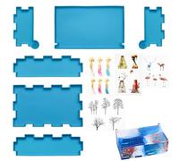 NA Yayatty Jewelry Box Molde de resina epoxi para manualidades, decoración del hogar