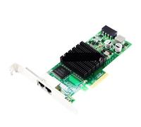 NA350-T2 PoE PCI-E X1 RJ45 Escritorio de Doble Puerto Gigabit 10/100/1000Mbps Tarjeta de Captura de vídeo en Red Chip I350AM2