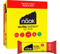NAAK Ultra Energy Bars Berries & Nuts Pack X12 - Unisex - Marrón / Rojo - talla única- modelo 2025