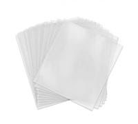 Naapesi 60 Fundas Exteriores para Vinilos 12", 32,5 x 32,5 cm Plástico Transparente 0,12 mm, Superficie Brillante, Antiestáticas y Sin Ácido para LP Simple y Doble álbum