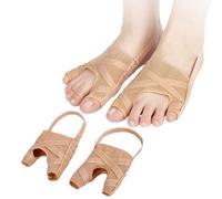 Naapesi Corrector de Juanetes, 1 Par Enderezadores de Dedos Gordo del Pie para Mujer y Hombre, Separador de Dedo Pie con Correa Antideslizante para Aliviar el Dolor de Hallux Valgus, Uso Día y Noche