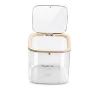 Naapesi Dispensador Detergente Lavadora, Caja de Almacenamiento de PlásticoTransparente con Tapa Hermética, Organizador de Gran Capacidad para Jabon Lavadora y Detergente Lavadora Capsulas