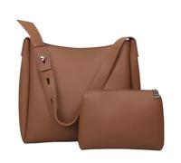 Naapesi Juego de bolso de mano para mujer, bolso de hombro grande de piel sintética con correa ajustable, 2 organizadores de bolso y bolso, asa superior para el trabajo, la escuela, viajes, compras,