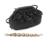 NAARIIAN - Bolsos cruzados tejidos para mujer, bolso de mano de noche, hobo, bolsos de diseñador para mujer, Negro S, Small: 6.1"(L) x 2.7"(W) x 5.9"(H)