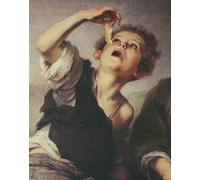 NAAYRASA Pinturas Famosas Póster Retro Modernos Mural Fotos Detalle de Niños Comiendo Pastel Ver de Bartolomé Esteban Murillo para la Decoración de la Sala de Estar 60x90cm