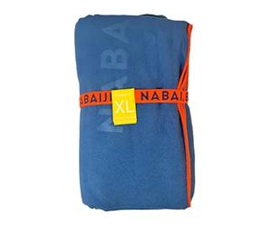 Nabaiji Toalla de Microfibra XXL Viajar Deporte Natación Senderismo Toallas de Secado Rápido de Microfibra Ultra Ligera Playa/Gimnasia/Toallas Superabsorbentes 110 cm x 175 cm (Petróleo)
