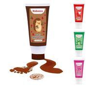 Nabance Huellas Bebe Recien Nacido Con Cabeza Esponjosa, 50ml Tinta Huellas Bebe No Tóxico y Lavable, Ideal Para Huellas de Manos y Pies de Bebés, Regalos Originales Para Bebes Recien Nacidos -Marrón