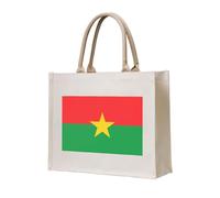 NABEAR Flag Of Burkina Faso - Bolsa de transporte de lona, ecológica, reutilizable, bolsa de hombro para mujer