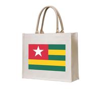 NABEAR Flag Of Togo - Bolsa de transporte de lona, ecológica, reutilizable, bolsa de hombro para mujer