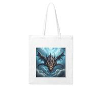 NABEAR Flying Dragon - Bolsa de compras de lona, reutilizable, respetuosa con el medio ambiente, con estampado de dragón
