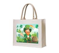 NABEAR Happy St Patrick'S Day (1) Bolsa de transporte de lona, bolsa de compras reutilizable ecológica, bolsa de hombro para mujer