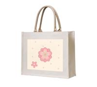 NABEAR Little Pink Cherry Blossoms - Bolsa de transporte de lona ecológica, reutilizable, bolsa de hombro para mujer