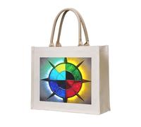NABEAR Shine In All Directions - Bolsa de transporte de lona, ecológica, reutilizable, bolsa de hombro para mujer