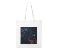 NABEAR The Girl In The Dream - Bolsa de compras de lona, reutilizable, respetuosa con el medio ambiente, con estampado para mujer