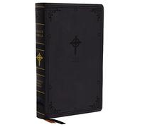 NABRE, New American Bible, Revised Edition, Catholic Bible, Large Print Edition, Leathersoft, Black, Thumb Indexed, Comfort Print: Holy Bible