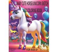 NABY CUTE HORSE/UNICORN SKETCH AND COLORING BOOK