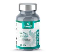 NAC 600 + Glutatión 500 Bwell Supplements - Antioxidante y Detoxificante Natural - L-Glutatión Reducido 98% - Antienvejecimiento y Apoyo Hepático - Sin Gluten, Sin GMO - 120 Cápsulas