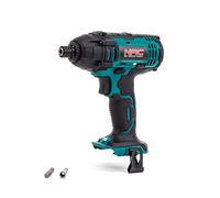 NAC Atornillador de Impacto 20 V 250 Nm 1/4″ sin Batería ni Cargador | Atornillador impacto, 1,3 kg, 0-2800 rpm, 0-3600 impactos/min, giro reversible, LED e imán, empuñadura antideslizante