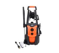 NAC Limpiadora de Alta Presión 2200W 170 Bar - Limpiadora a Presión Compacta - Portátil (11 kg) - Bomba de Aluminio 450 l/h, Manguera de 5m en Enrollador para Coche y Jardín New American Concept