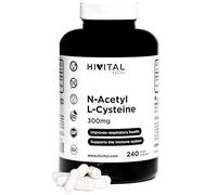 NAC N-Acetil Cisteina 300 mg. 240 cápsulas veganas para 8 meses de tratamiento. N-Acetilcisteina de alta absorción. Fabricado en España por HIVITAL