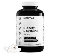 NAC N-Acetil Cisteina 300 mg. 240 cápsulas veganas para 8 meses | N-Acetilcisteina de alta absorción. Fabricado en España por HIVITAL