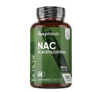 NAC N-Acetil-Cisteína 600mg, 180 Cápsulas, 6 Meses de Suministro, Vegano | 1 Cápsula al Día - Sin OGM ni Estearato de Magnesio, Estándares GMP