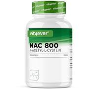 NAC - N-Acetil L-Cisteína 240 cápsulas con 800 mg cada una - Suministro para 8 meses -Forma natural - Vegano - Altamente dosificado