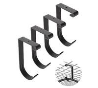 NACETURE Ganchos de bicicleta para montaje en techo de garaje, estante de almacenamiento de garaje resistente de 4 x 8 pulgadas para colgar en el techo, estantes de bicicleta, accesorios de ganchos